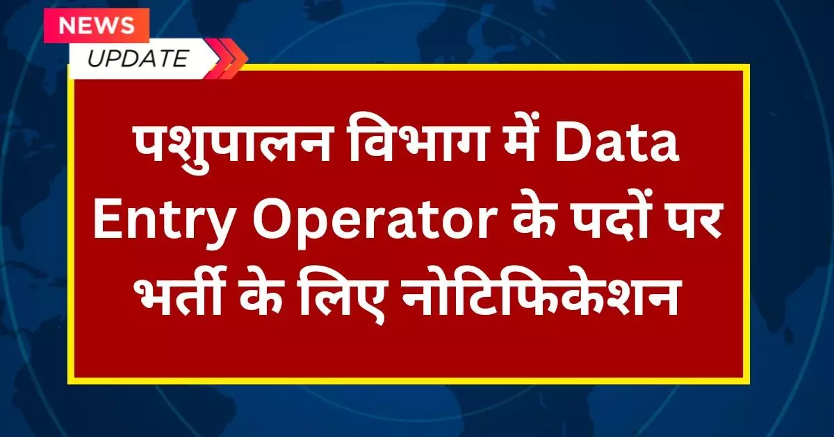 Data Entry Operator