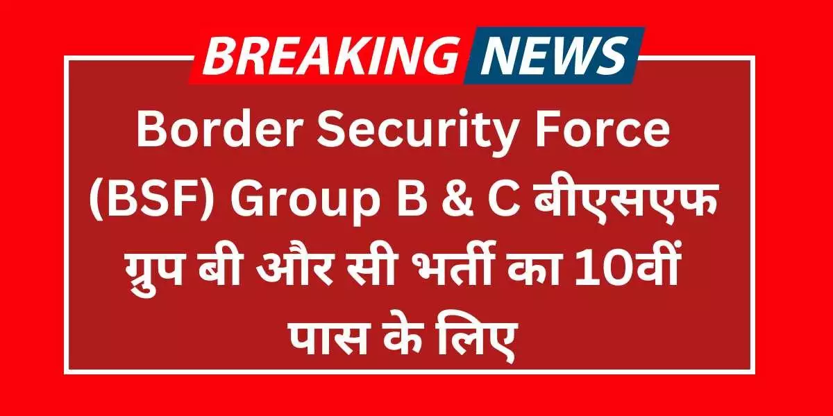 Border Security Force (BSF) Group B & C