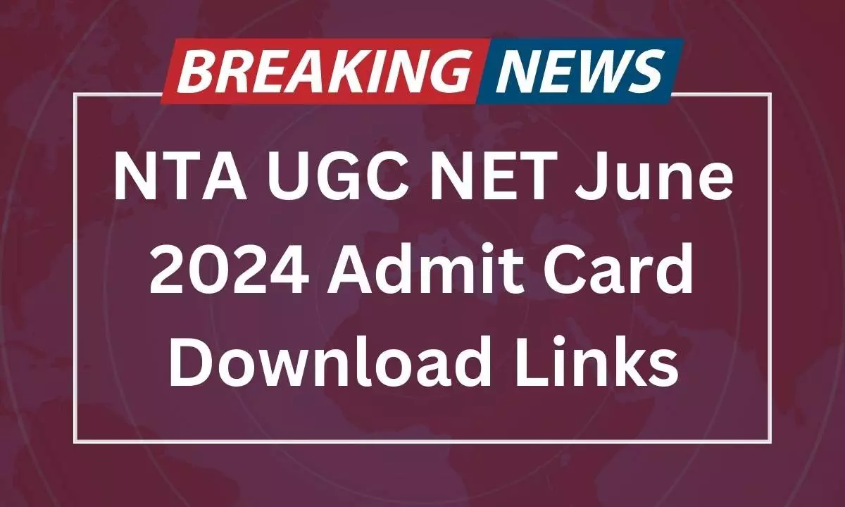 NTA UGC NET June 2024 Admit Card Download Links