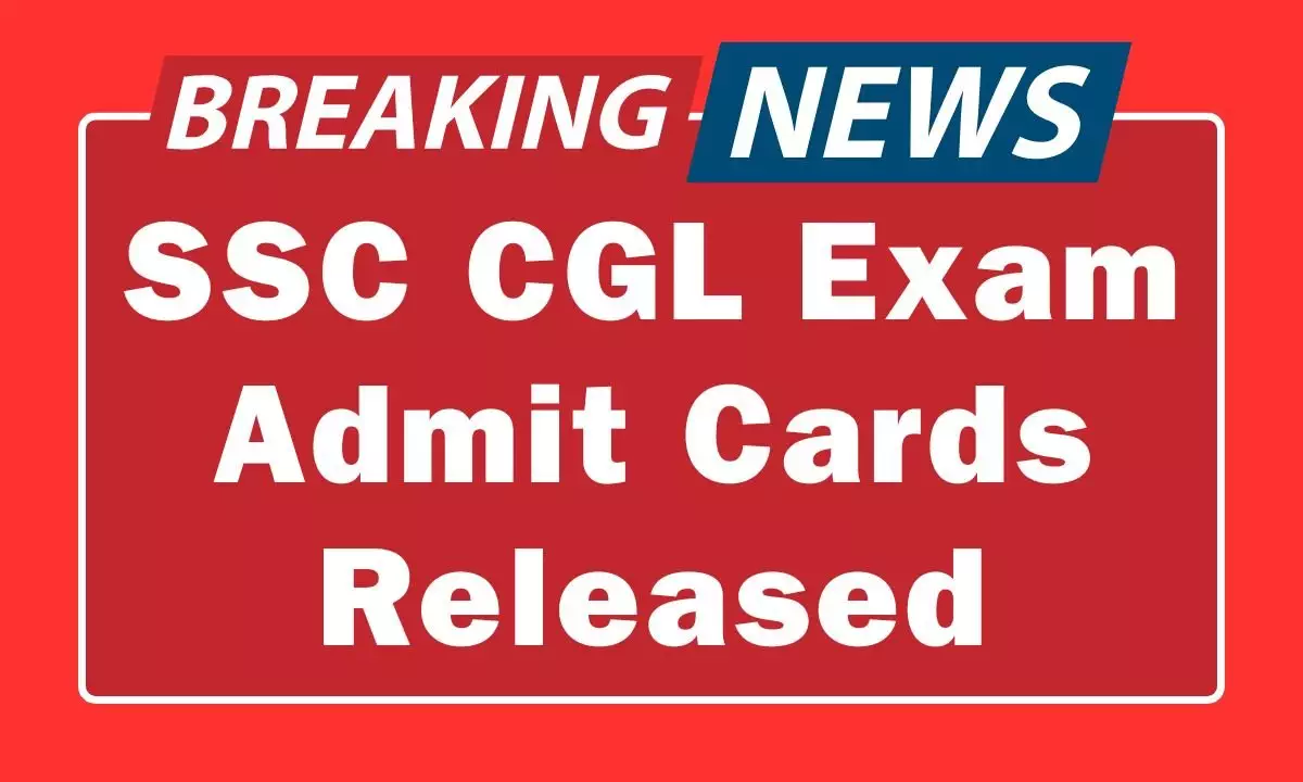 SSC CGL Exam Admit Cards Released